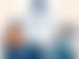 Illustration of a recruiter reviewing sales candidates on a laptop, symbolizing modern, targeted hiring for sales roles in industries like RV, solar, and powersports.