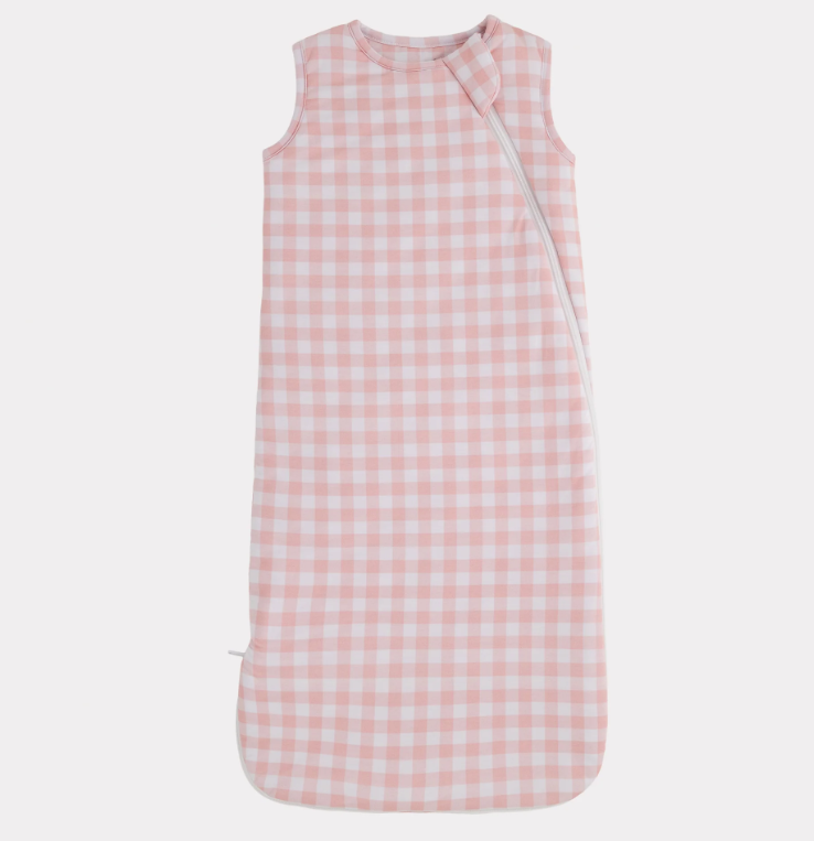 Thumbnail: Pink Gingham 1.0 TOG Bamboo Sleep Bag | Pip+Phe