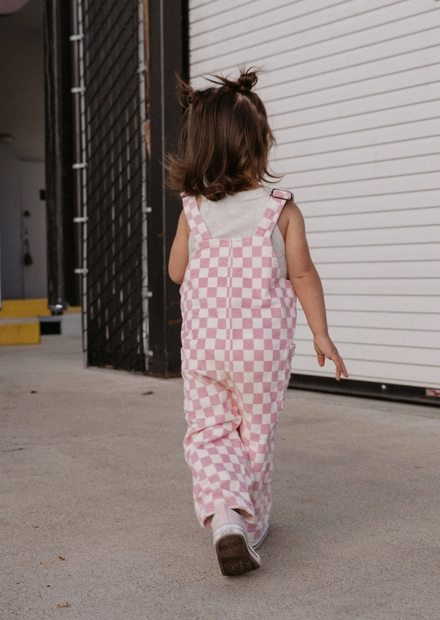 Thumbnail: Pink Checkered Overalls | Little Trouble