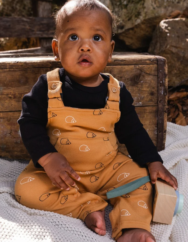 Overalls Set Black And Brown | Deux par Deux