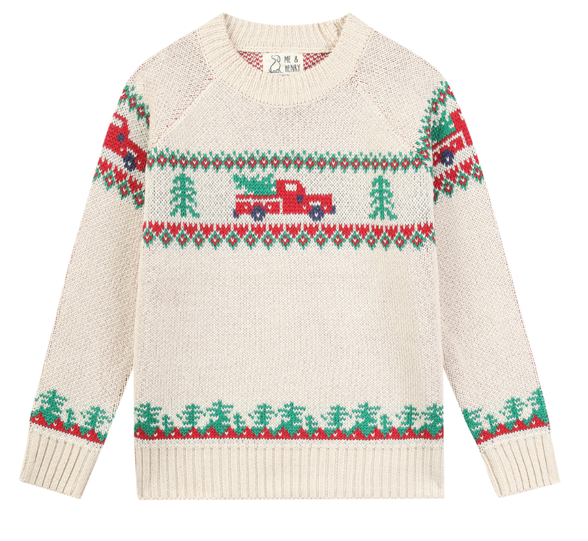 Thumbnail: Woody Sweater - christmas car | Me & Henry