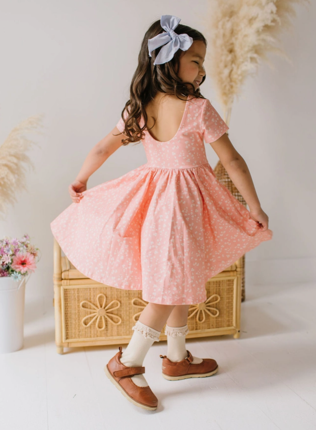 Thumbnail: Classic Twirl Dress in Painted Petal | Ollie Jay