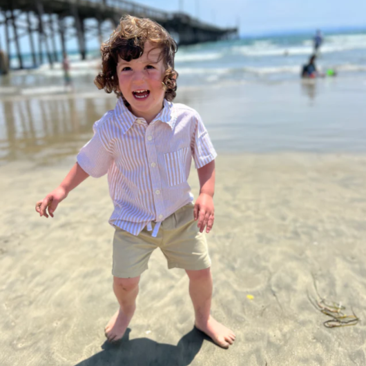 Thumbnail: HUGO Stone Twill Boys Shorts | Me & Henry