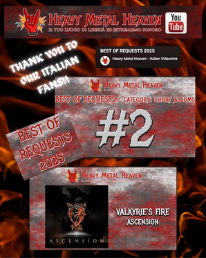 Valkyrie's Fire is #2 in Italy - 2025 Top Requests!!