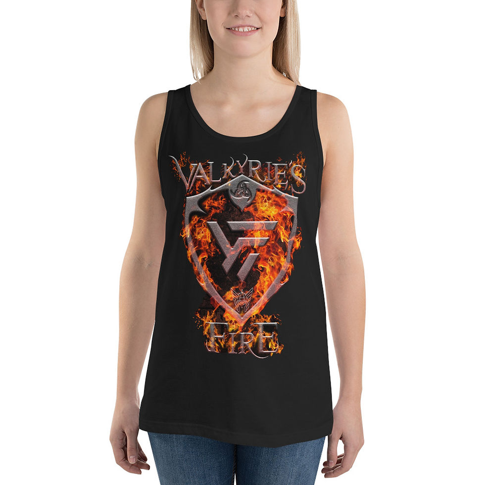 Thumbnail: Valkyrie's Fire Unisex Tank Top