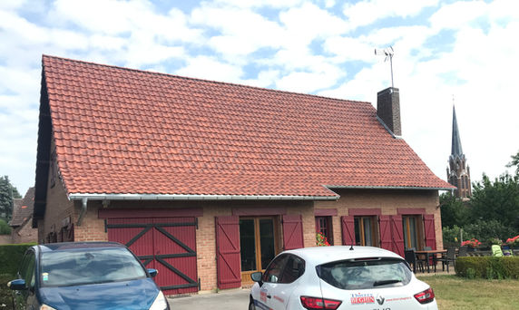 Rénovation toiture couvreur à Mérignies