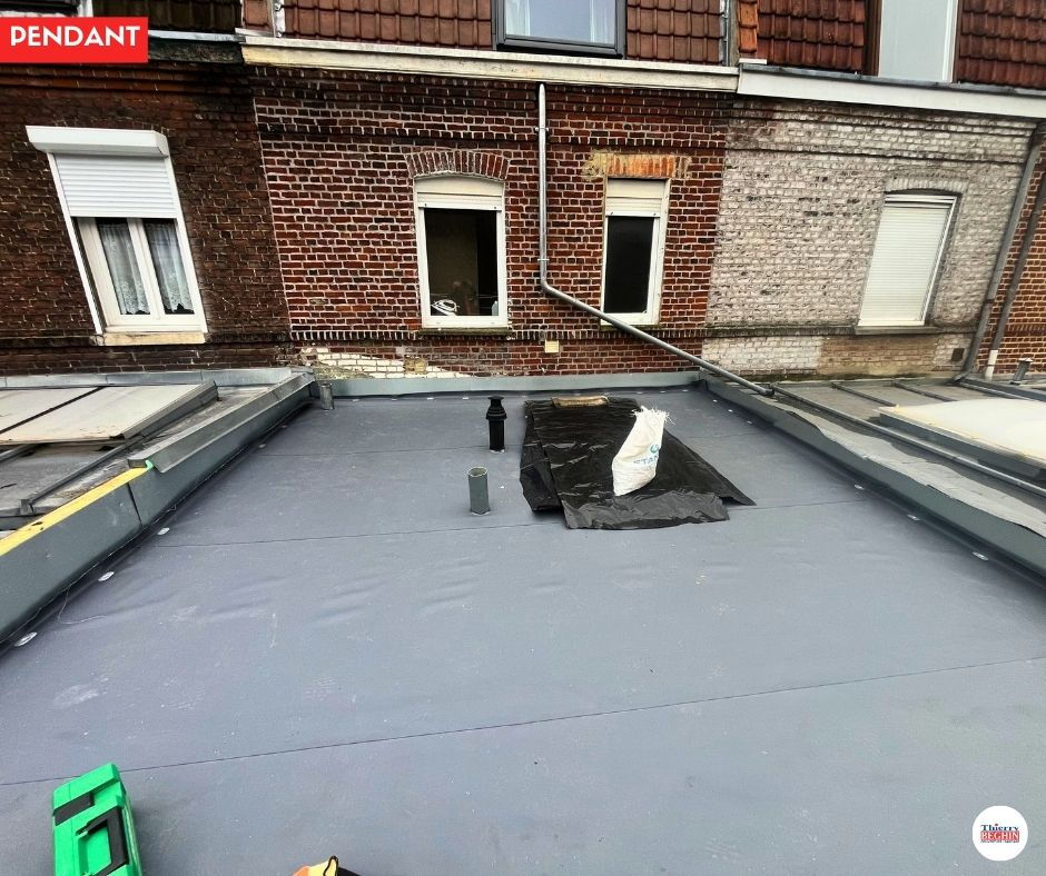 pose toiture membrane étanchéité