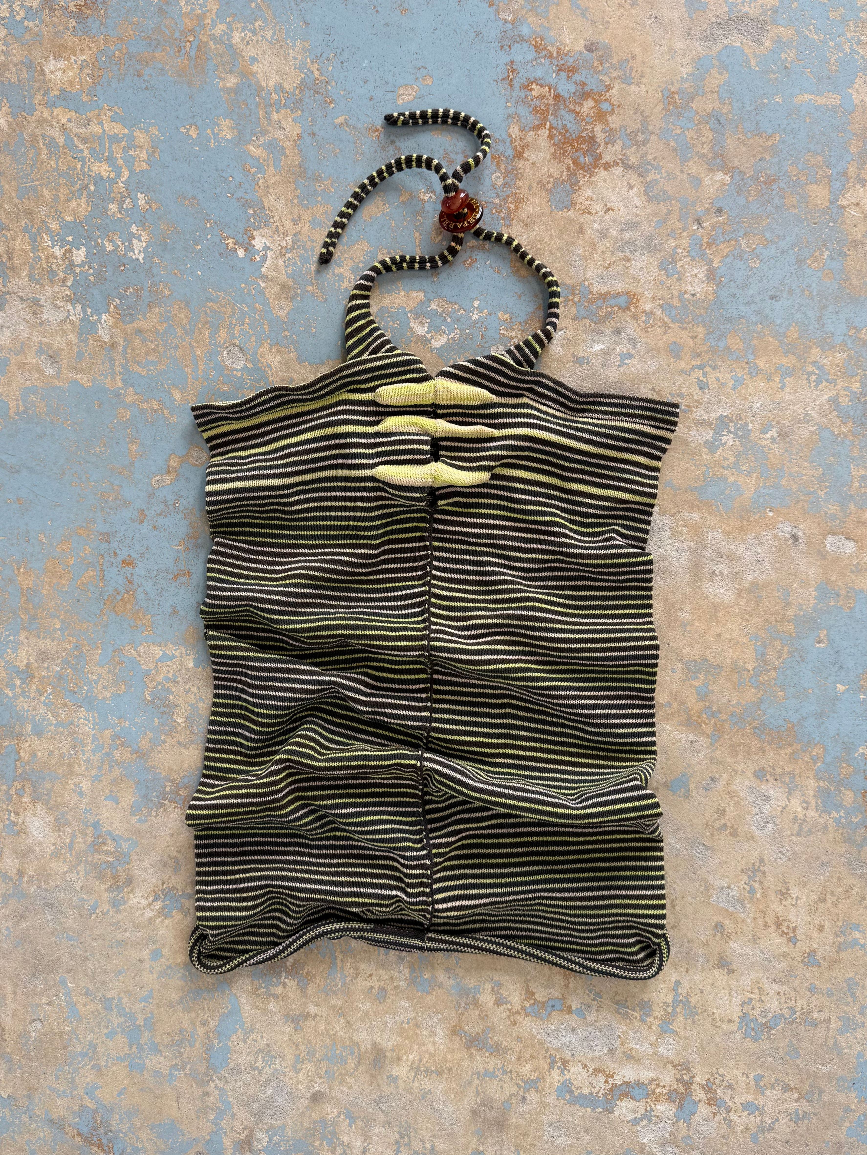 striped halter
