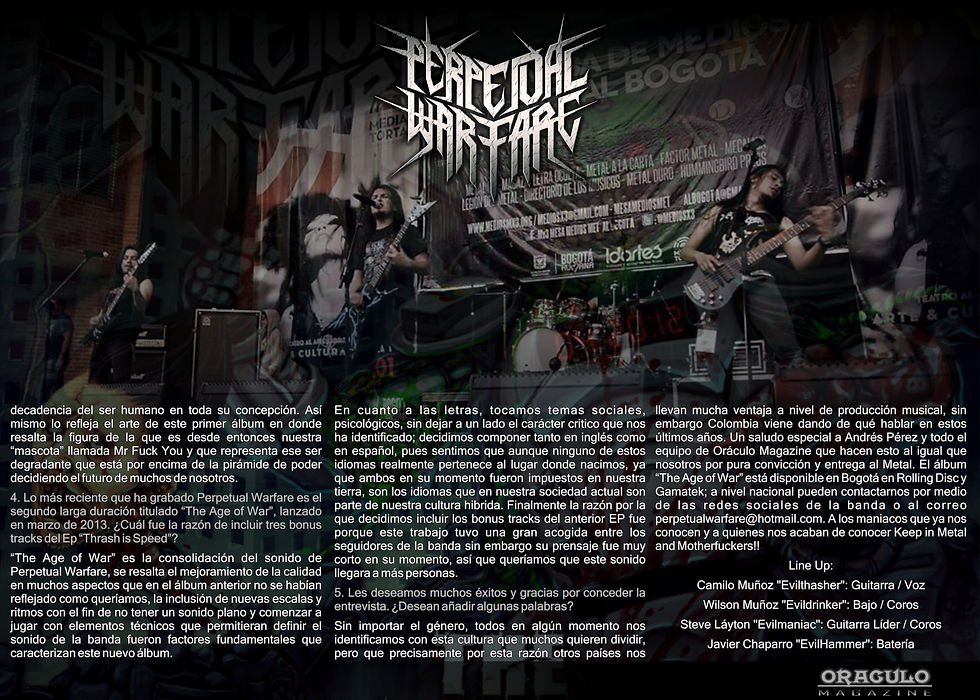Perpetual Warfare (Bogotá) 2° Parte