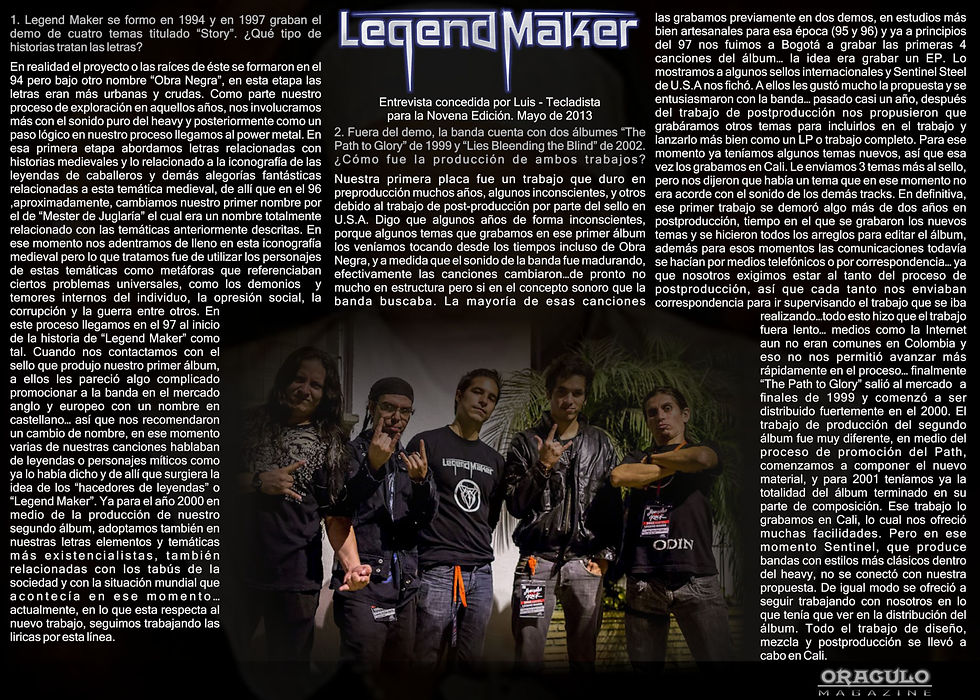 Legend Maker (Cali) 1° Parte
