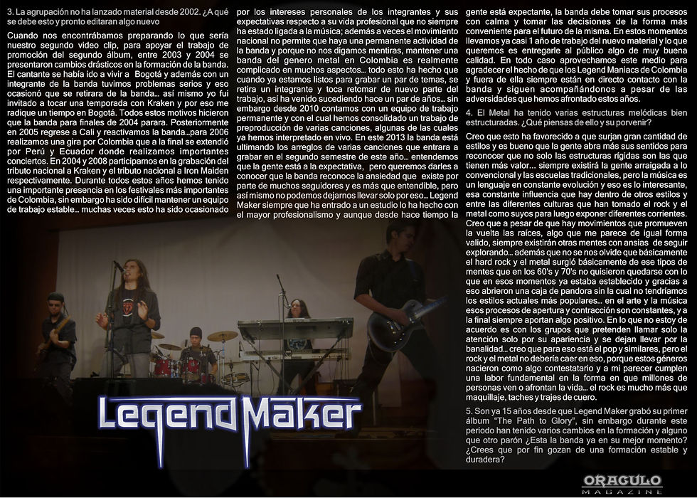 Legend Maker (Cali) 2° Parte