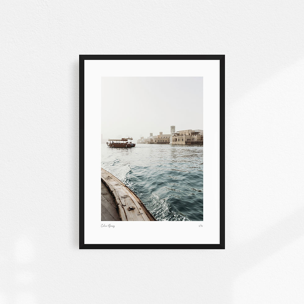 Thumbnail: Fine Art Print Abra and the Creek by Celine
