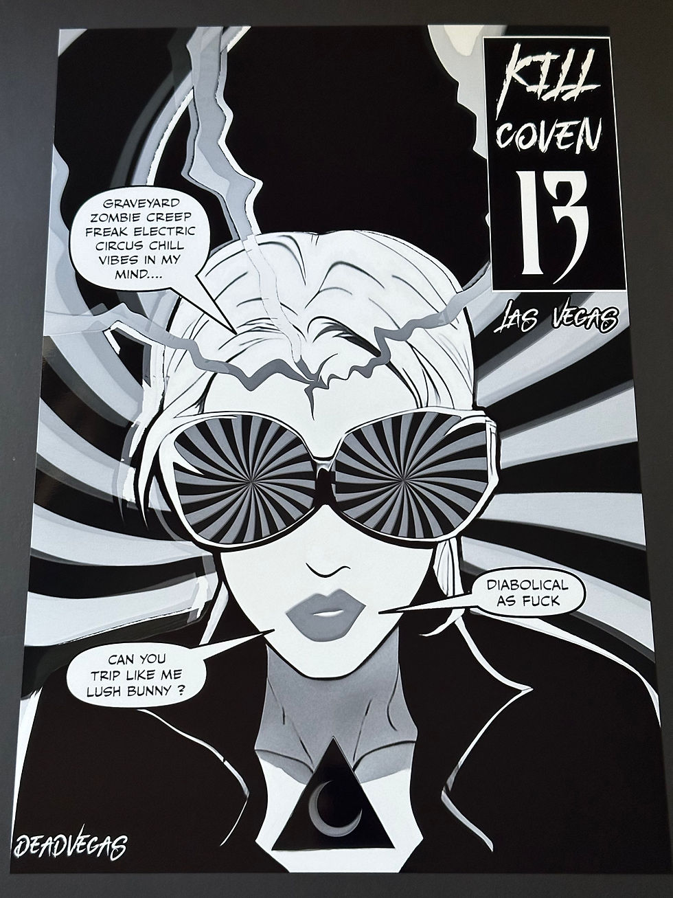 Nephilim Witch Anarchy Kill Kiss ๐ ( Poster Comic Print )