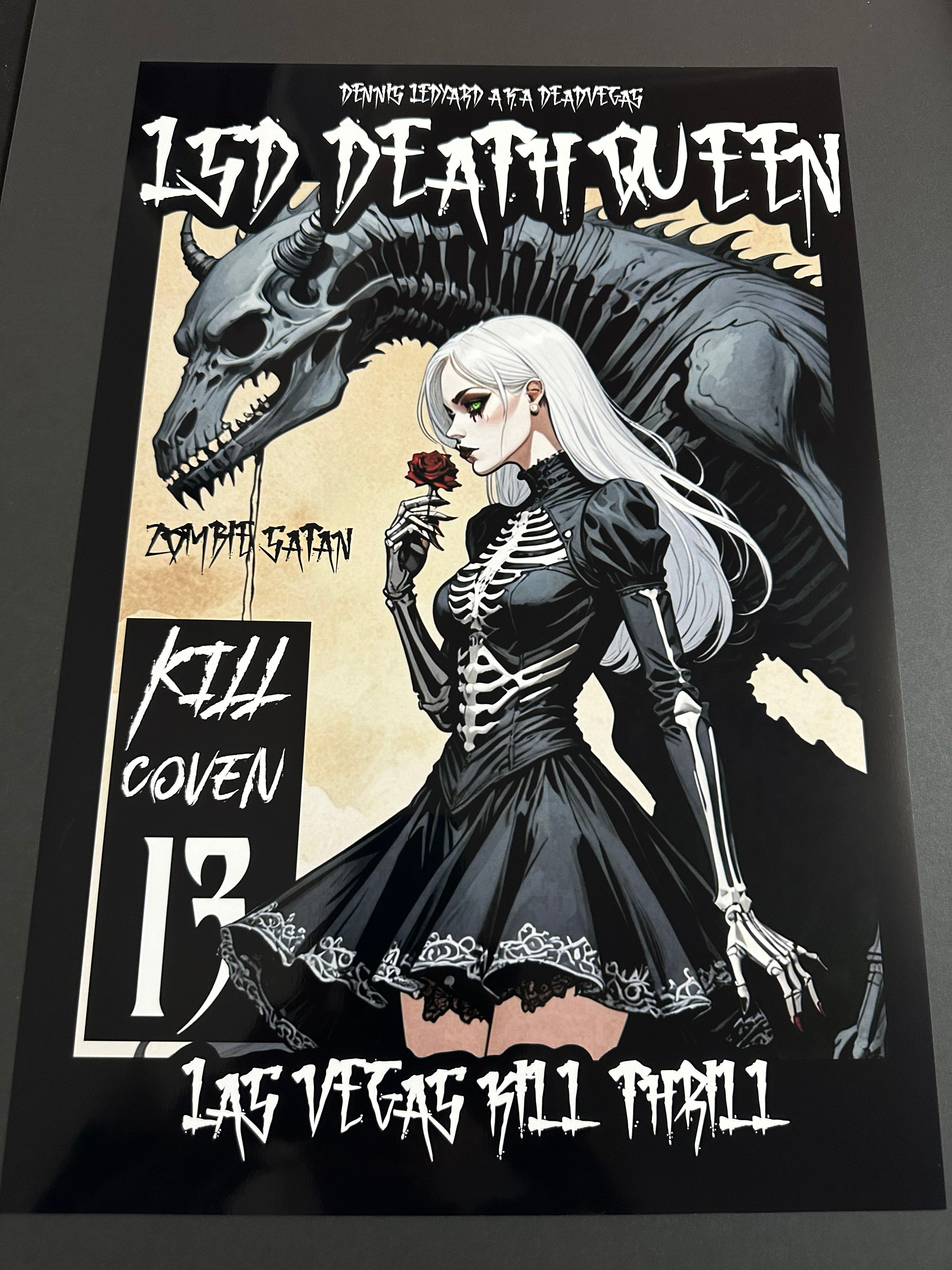 LSD Death Queen/ Comic Poster Print