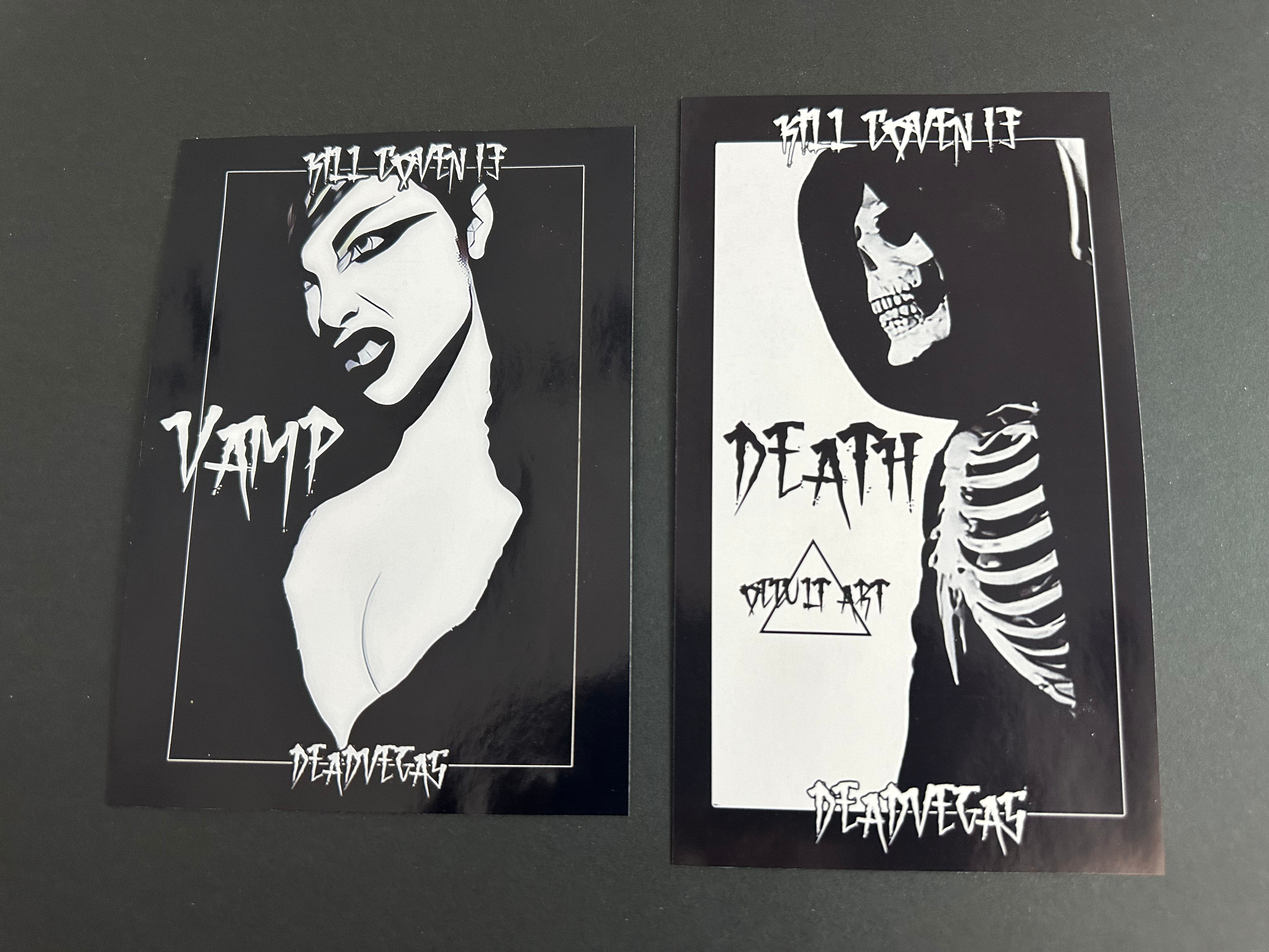 Super Big ( Vamp & Death ) Sticker Prints
