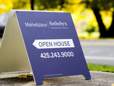 Picture of Sotheby's sign on lawn