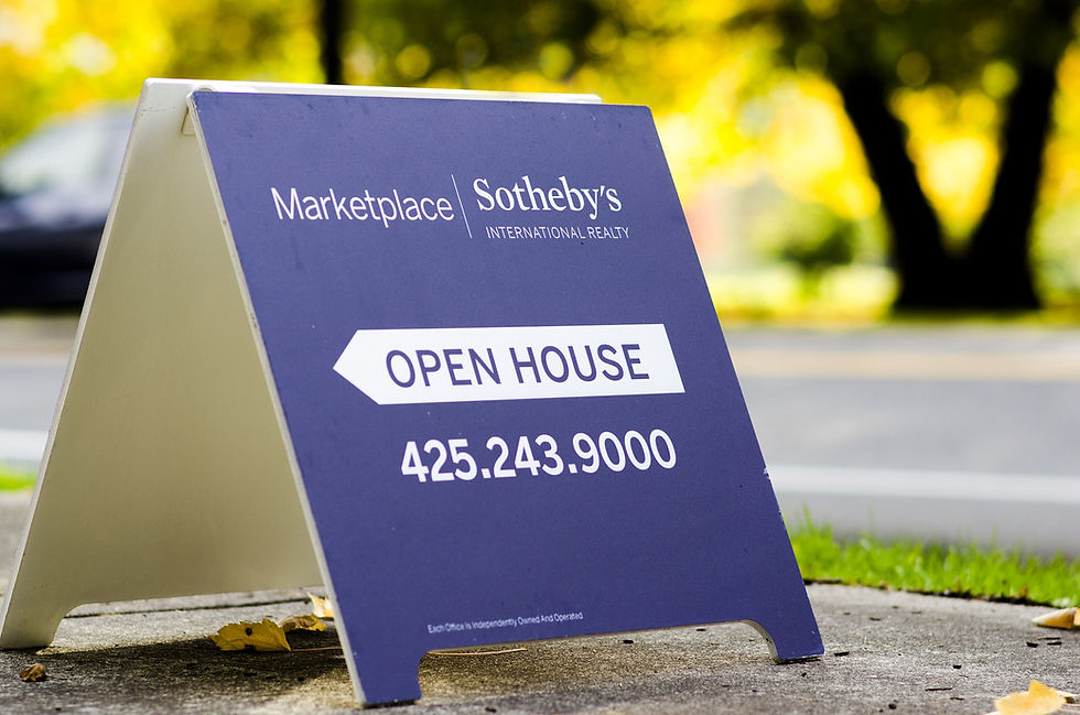 Open House Sign