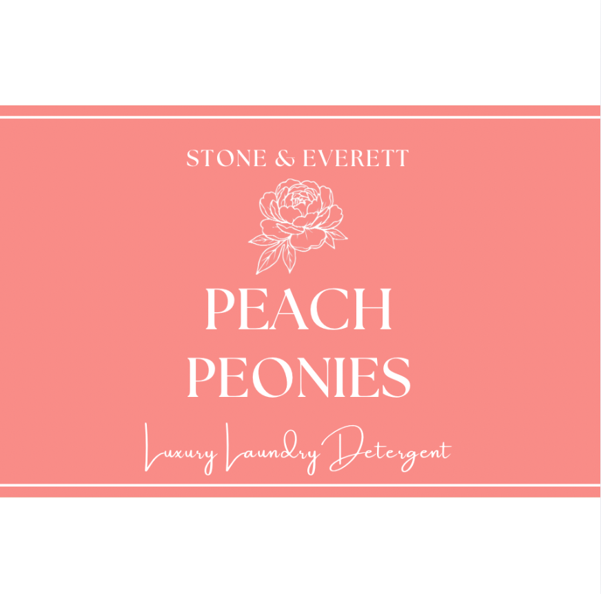 PEACH PEONIES LUXURY LAUNDRY DETERGENT