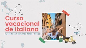 Curso Vacacional de Italiano