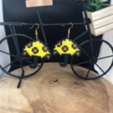 Boucle d'oreille Parapluie Panthère