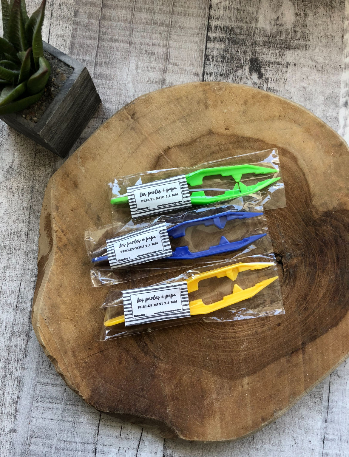 Lot de 3 Pinces Plastiques