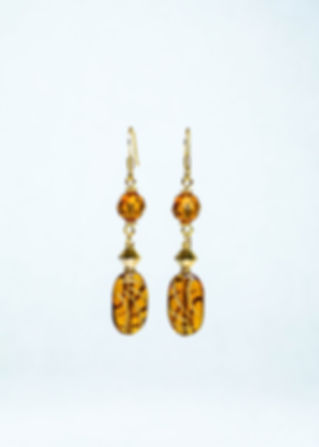 Swarovski and Vintage German Drop Earring