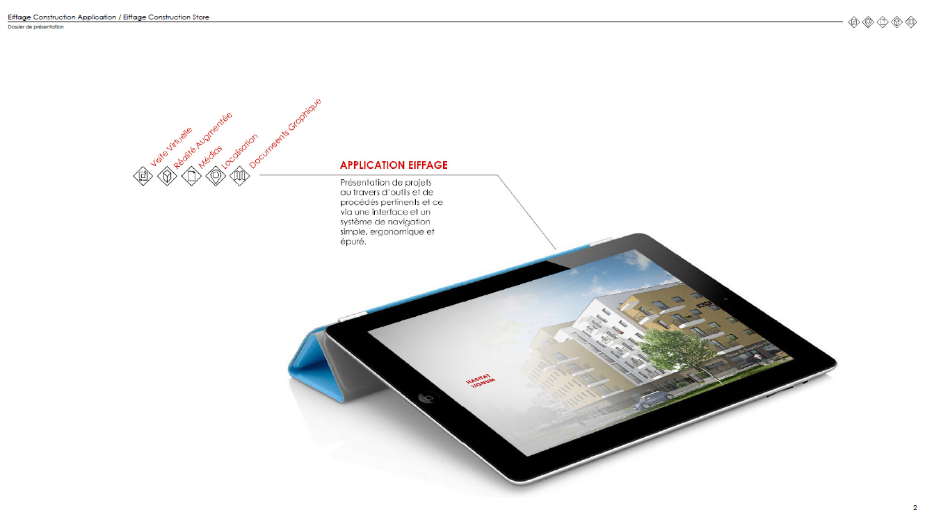 Application tablette architecture