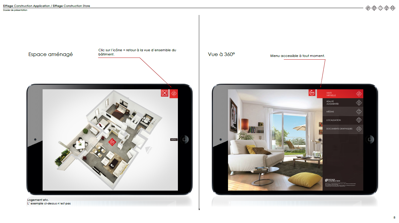 Application tablette architecture