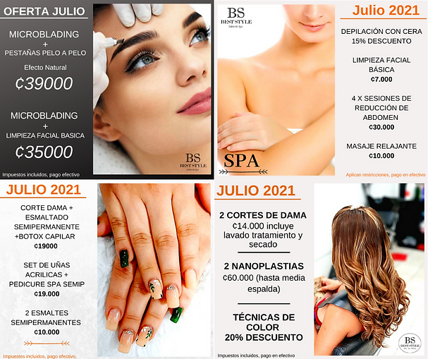 ofertas en salones de belleza y estéticas
