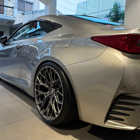 Lexus RC350 with Aura Forged Wheels Precision Series P755 in Diamond Black