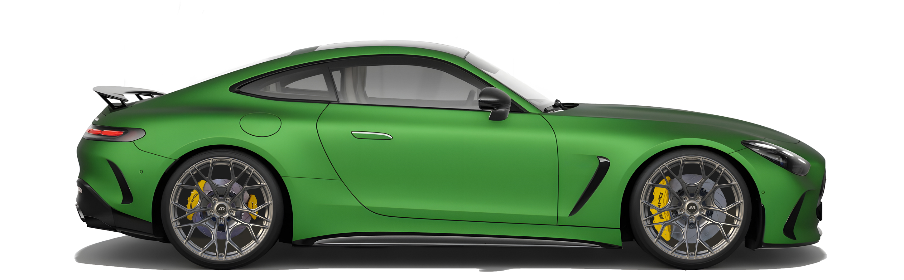 Dark Green Mercedez Benz AMG GT63  in Aura Forged Precision P758 Custom Forged Wheels