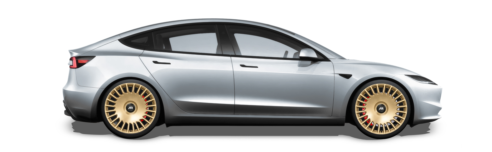 Tesla Model 3 with Aura Forged Aero-Forged AF-01 Wheels