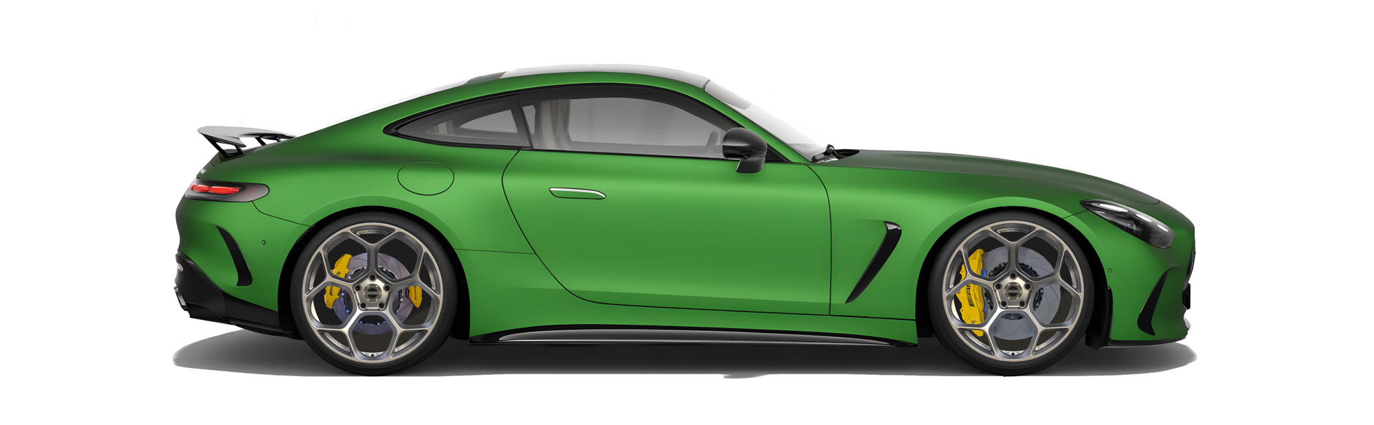 Dark Green Mercedez Benz AMG GTS  in Aura Forged Precision P765 Custom Forged Wheels