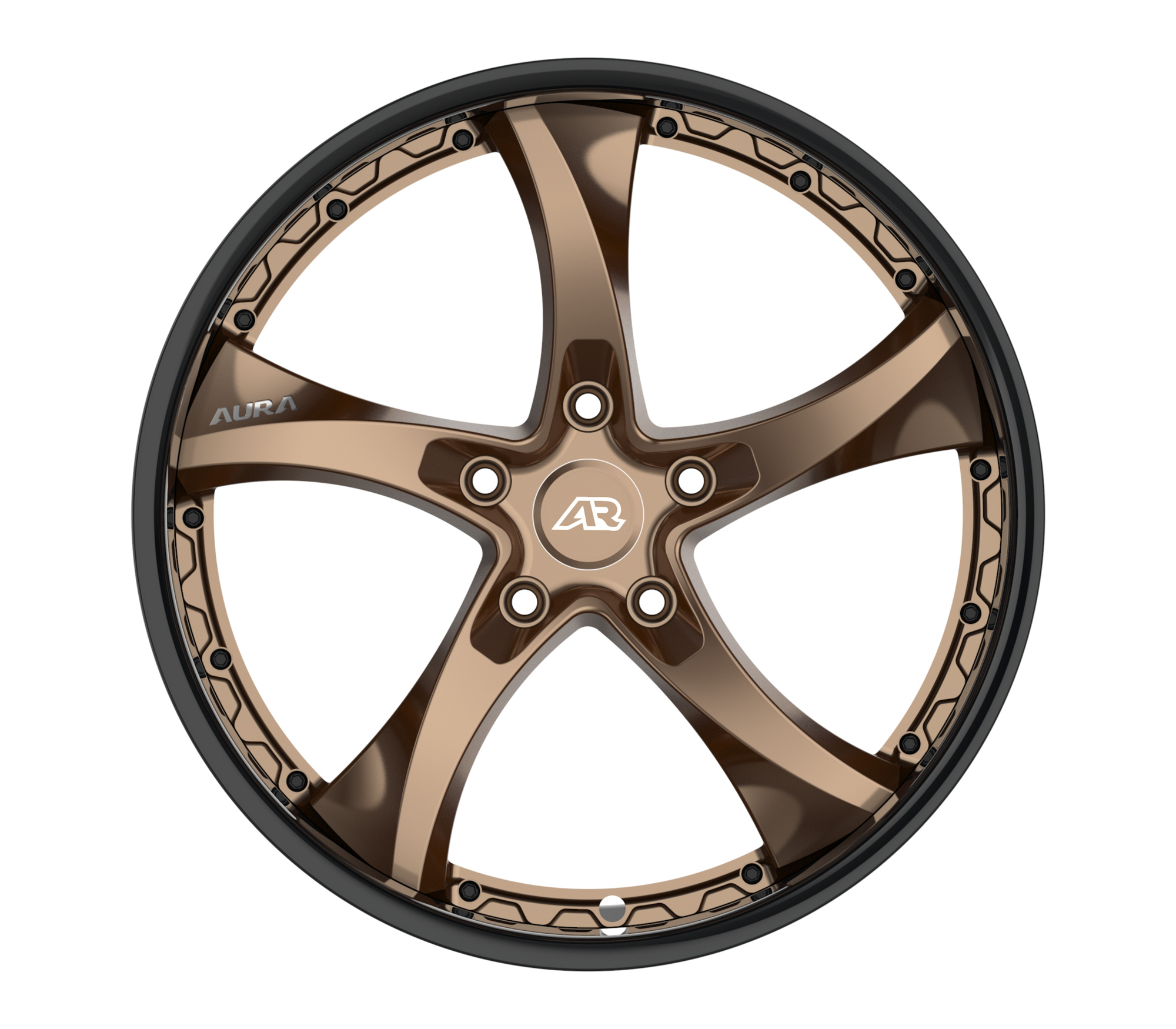 Aura Forged Modular Series AM-07P Satin Bronze Wheels