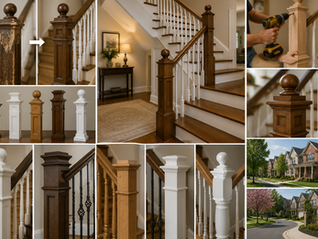 Newel Post Replacement in Springfield and Fairfax, VA: Styles, Costs, and What to Expect