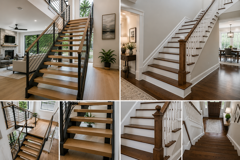 Open Riser vs. Closed Riser Stairs in Northern Virginia: Which Is Right for Your Home?