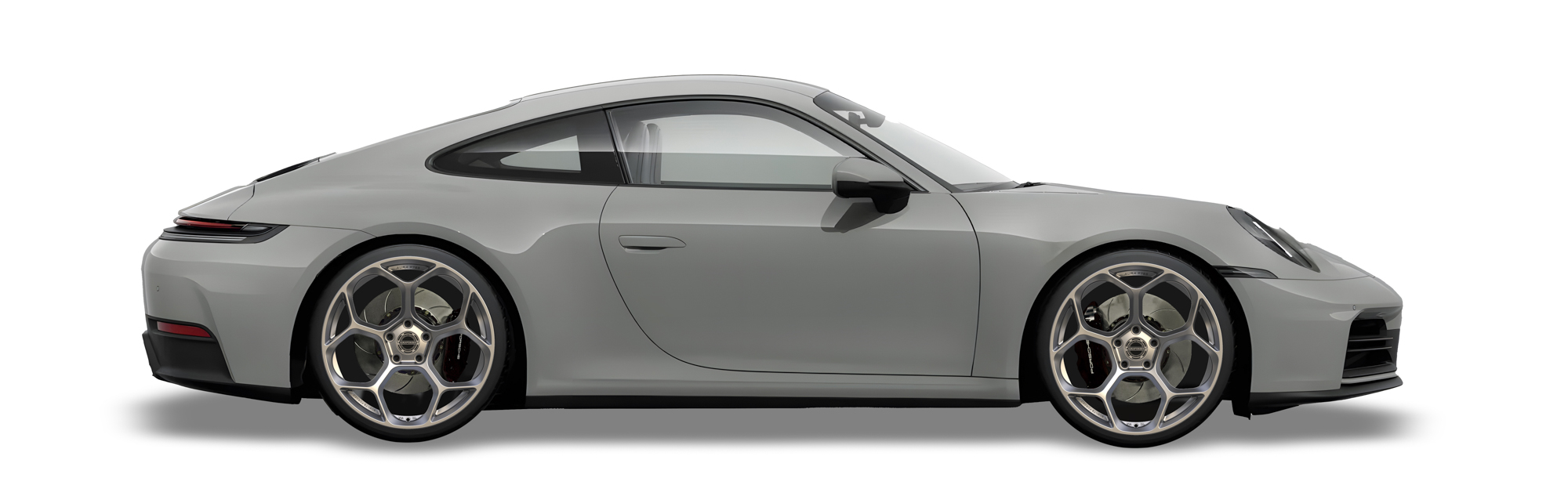 Grey Porsche 911  in Aura Forged Precision P765 Custom Forged Wheels