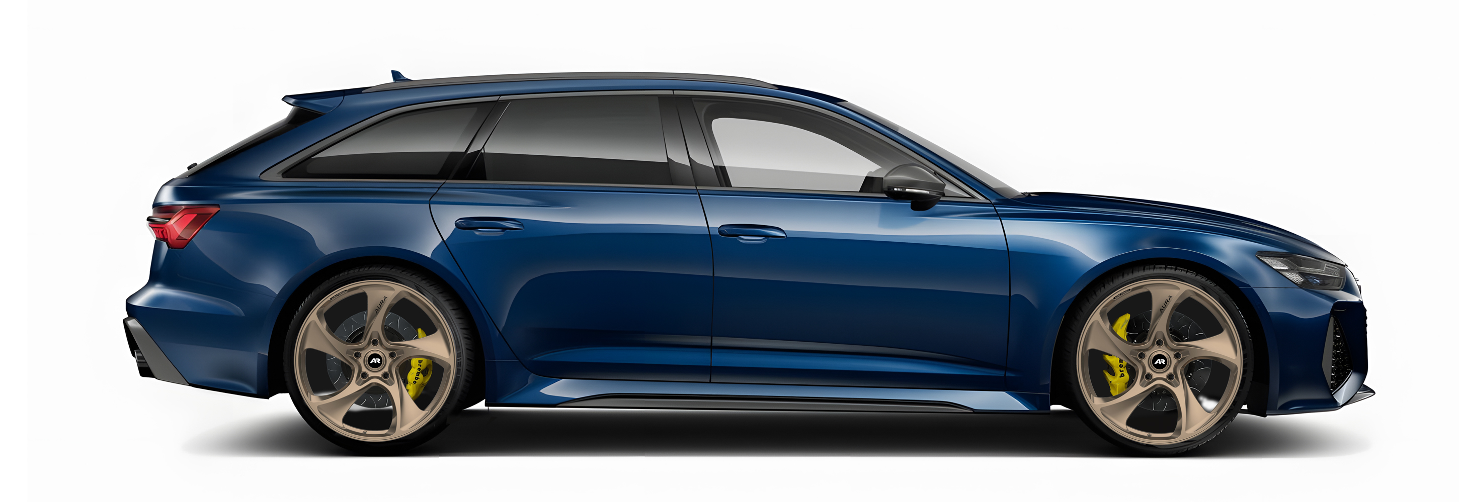 Blue Audi R8 in Aura Forged Precision P759 Custom Forged Wheels