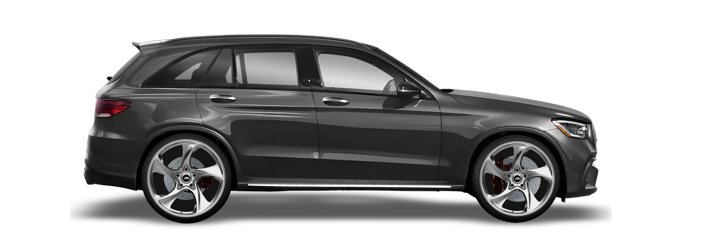 Black Mercedes Benz GLC 63 in Aura Forged Precision P759 Custom Forged Wheels