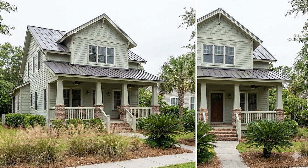 Soft Greens and Sage