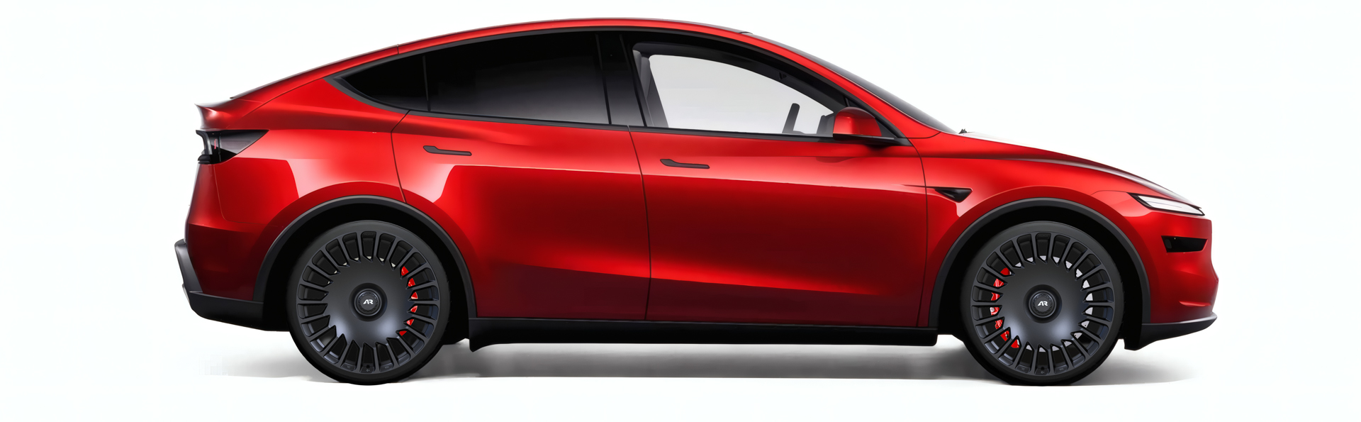 Tesla Model Y with Aura Forged Aero-Forged AF-01 Wheels