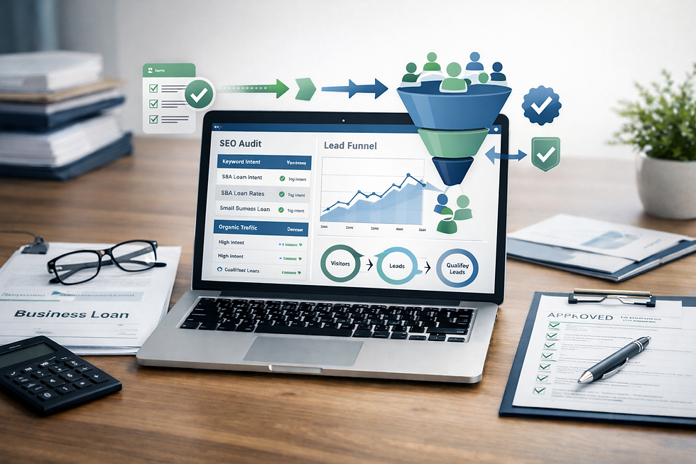 How SEO Helps Small Business Loan Providers Generate High-Intent Leads