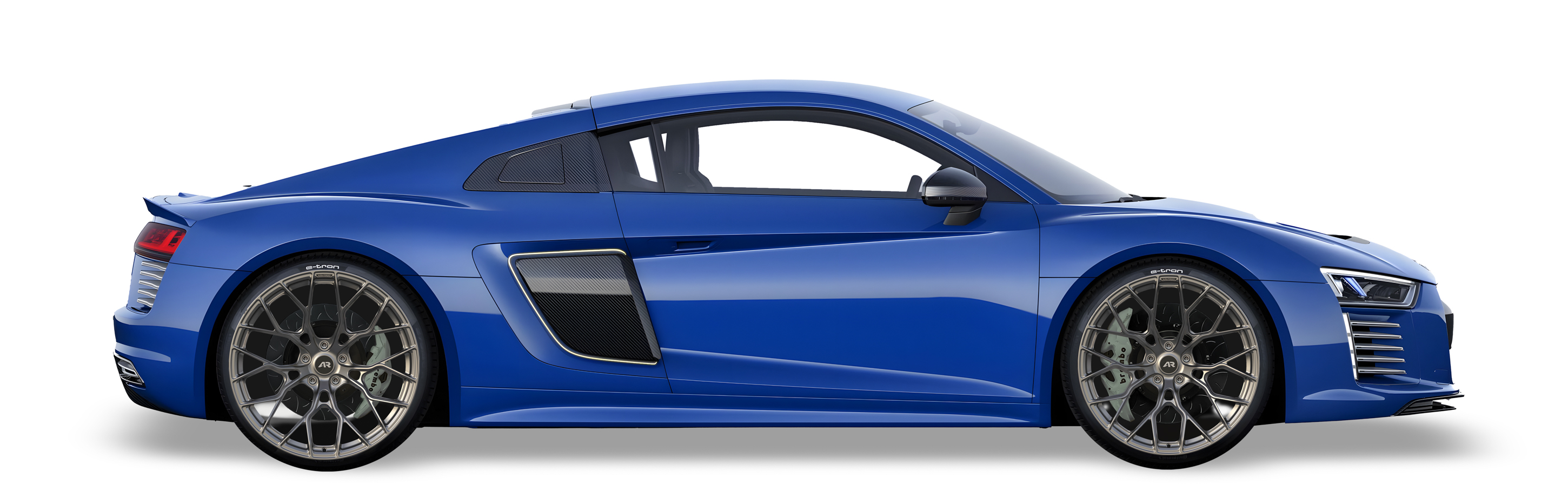 Blue Audi R8 in Aura Forged Precision P755 Custom Forged Wheels