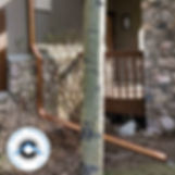 Copper gutter downspout work by Colorado Gutter Professionals