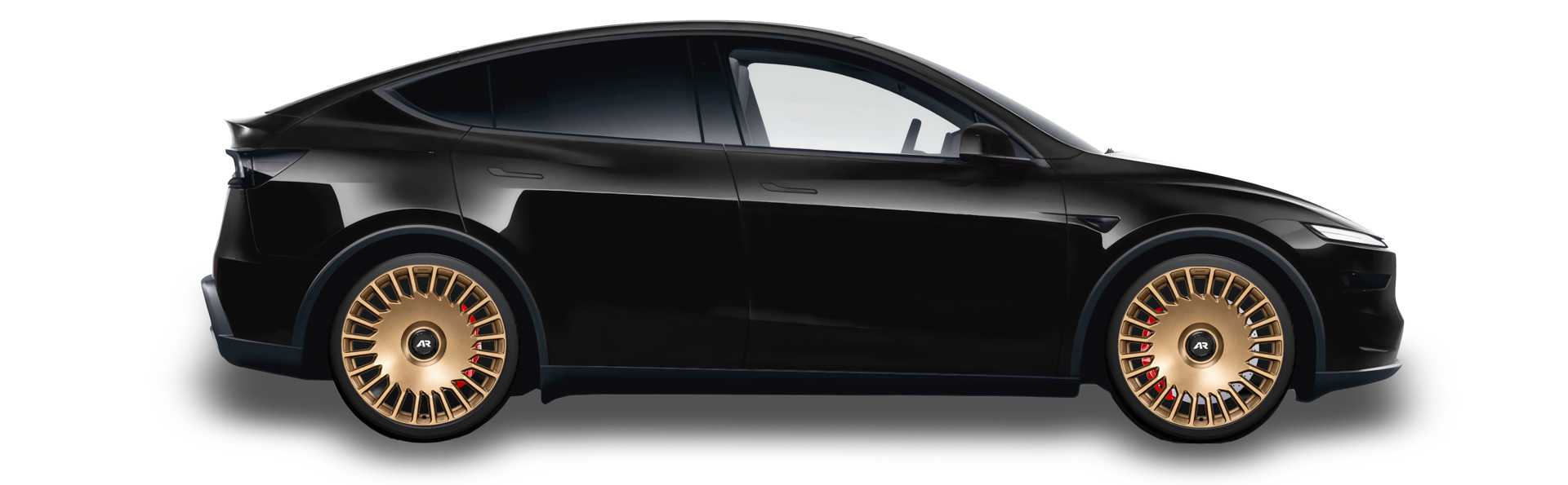 Tesla Model Y with Aura Forged Aero-Forged AF-01 Wheels