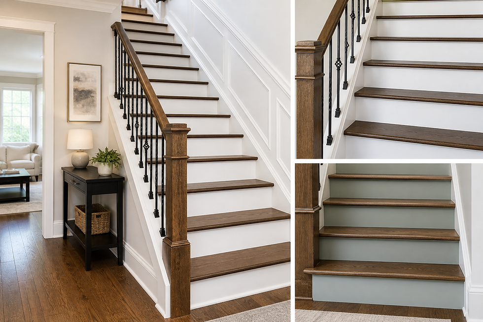 Stair Riser Replacement and Painted Risers in Fairfax and Springfield, VA: What Homeowners Need to Know