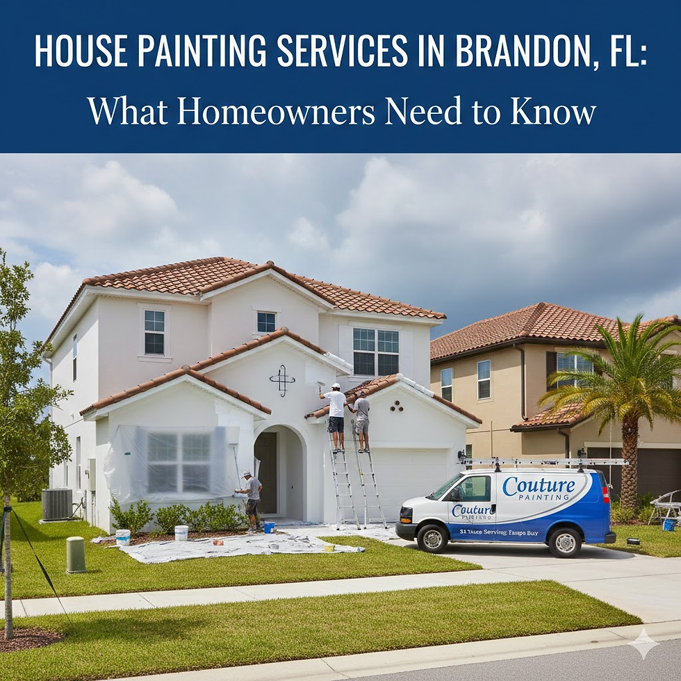 House Painting Services in Brandon, FL: What Homeowners Need to Know