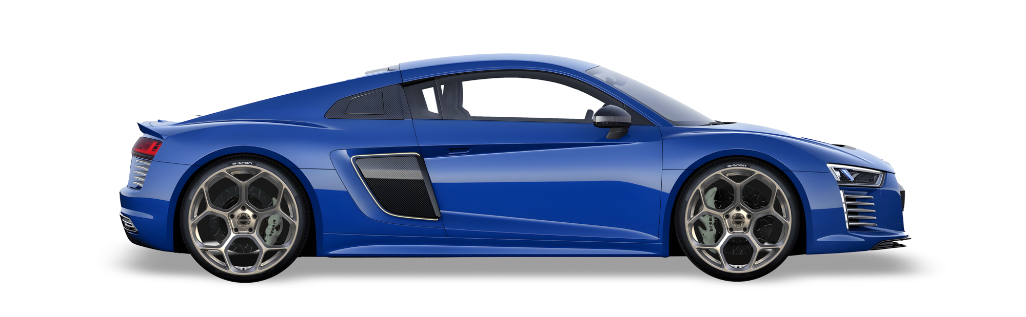 Blue Audi RS6 in Aura Forged Precision P765 Custom Forged Wheels