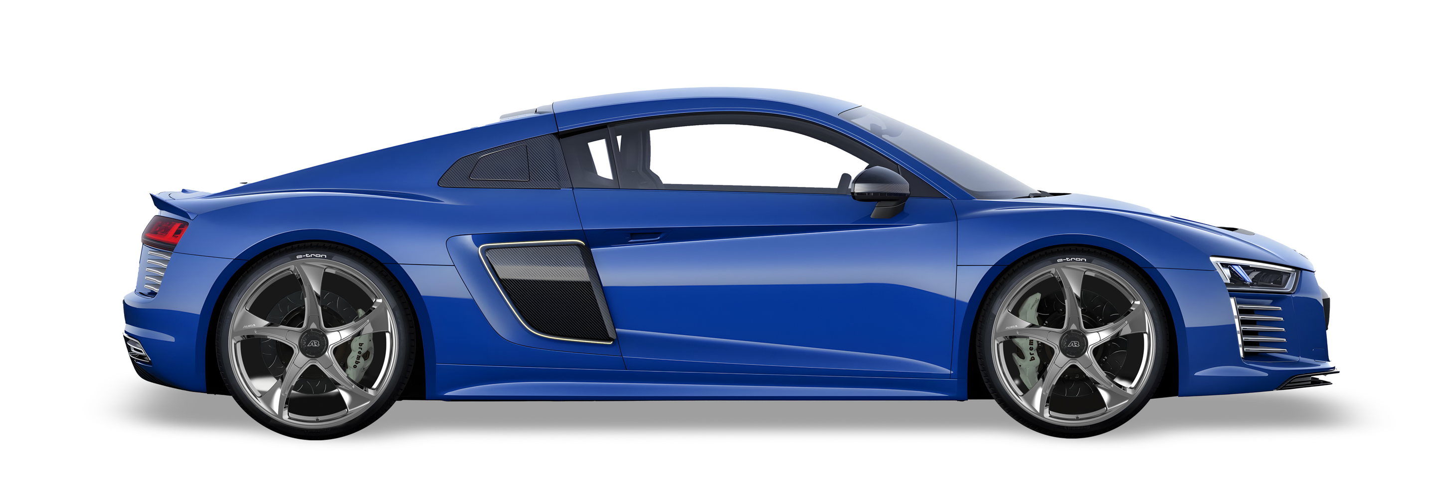 Blue Audi R8 in Aura Forged Precision P760 Custom Forged Wheels