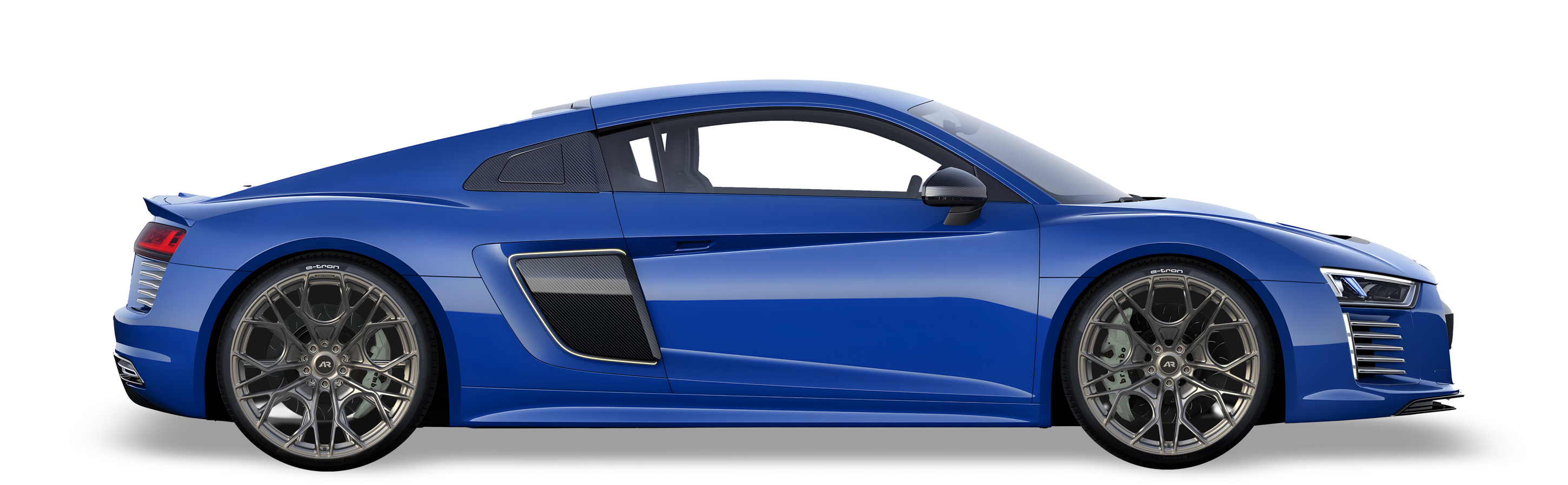 Blue Audi R8 in Aura Forged Precision P758 Custom Forged Wheels